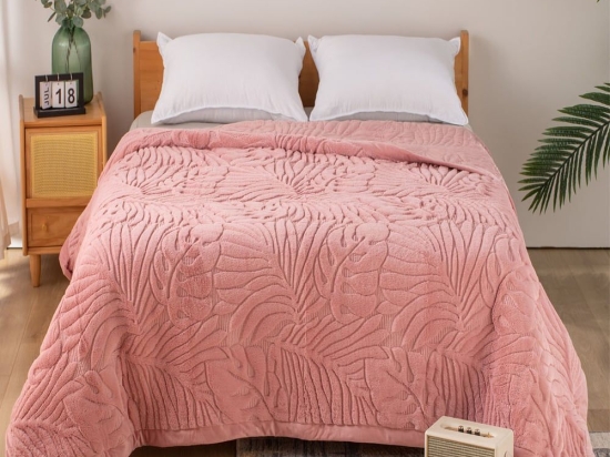 Κουβερτοπάπλωμα Lucia 2 Blush Pink Anna Riska Υπέρδιπλo 220x240cm Polyester