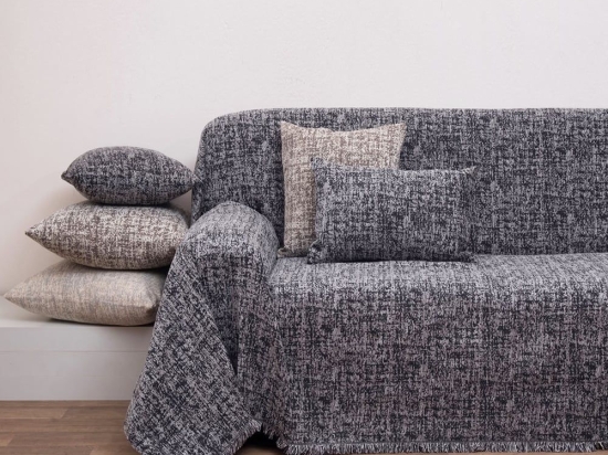 Ριχτάρι 1445 Anthracite Anna Riska Διθέσιο 180x240cm Chenille