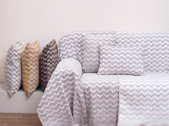 Ριχτάρι 1447 Grey Anna Riska Πολυθρόνα 180x180cm Chenille