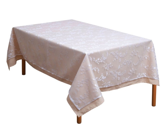 Καρέ 5574 (Σετ 2τμχ) Beige Viopros 90X90cm 90x90cm Πολυέστερ