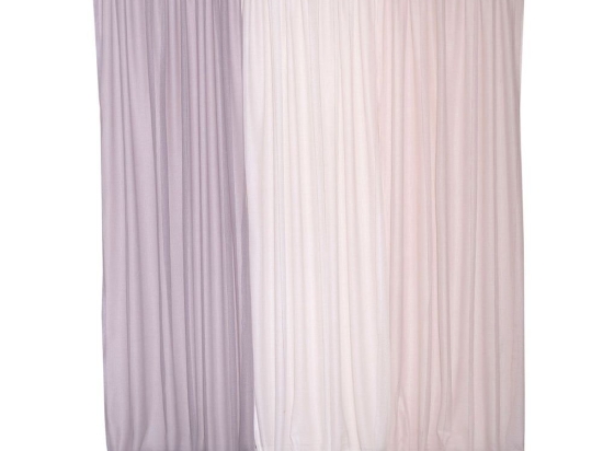 Κουρτίνα 1630 Με Τρέσα Ecru Viopros 280x270cm 280x270cm Πολυέστερ