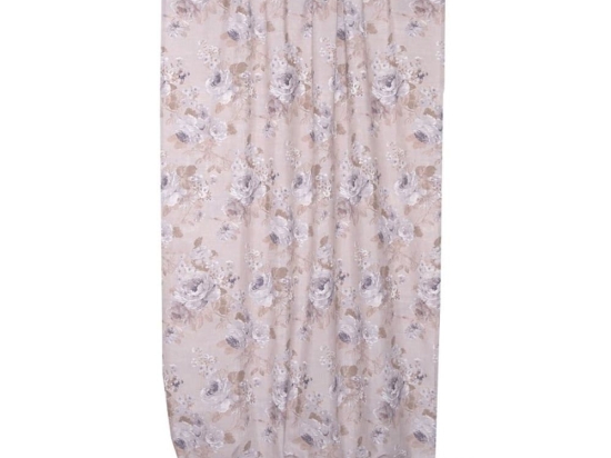 Κουρτίνα Ίριδα Με Τρέσα Linen Viopros 140X270cm 140x270cm Βαμβάκι-Πολυέστερ