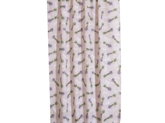 Κουρτίνα Λεβάντα Με Τρέσα Linen Viopros 280x270cm 280x270cm Βαμβάκι-Πολυέστερ