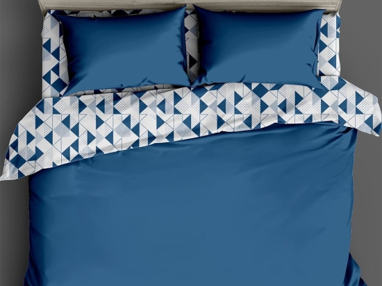 Πάπλωμα Τυπωτό 5306 Petrol Viopros Μονό 160x240cm Microfiber-Polyester