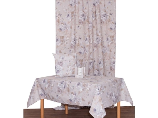 Τραπεζομάντηλο Ίριδα Linen Viopros 140Χ180 140x180cm Βαμβάκι-Πολυέστερ