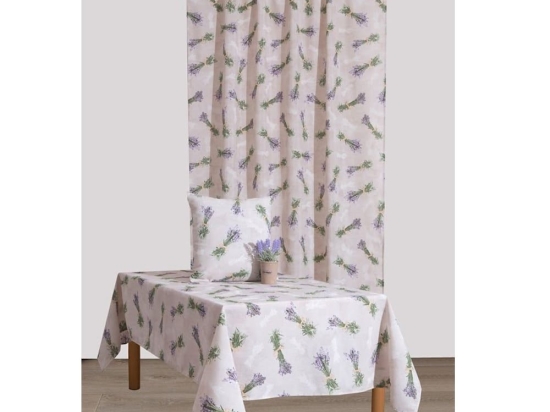 Τραπεζομάντηλο Λεβάντα Linen Viopros 140X240 140x240cm Βαμβάκι-Πολυέστερ