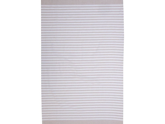 Πετσέτα Θαλάσσης - Παρεό Αρένα Beige Viopros Θαλάσσης 100% Βαμβάκι