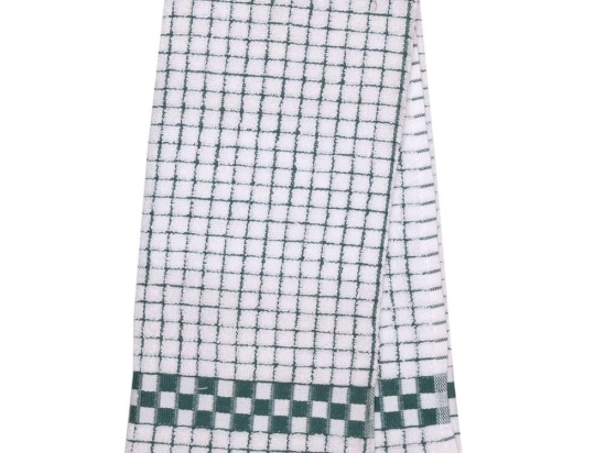 Ποτηρόπανο Κάρολ Green Viopros 45x75cm 100% Βαμβάκι