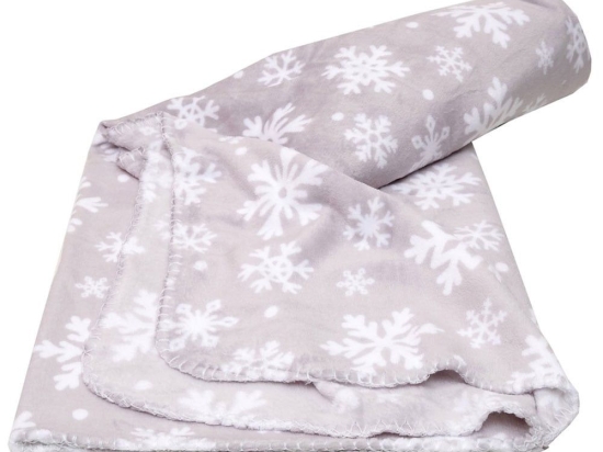 Κουβέρτα Καναπέ Νοέλια Flannel Fleece Grey Viopros 125X150 120x150cm Πολυέστερ