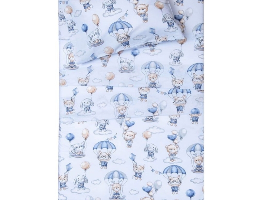 Κουβερλί Βρεφικό Όλιβερ Ciel Viopros 120x160cm 100% Βαμβάκι