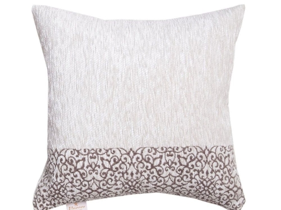 Μαξιλαροθήκη Διακοσμητική 2212 Ecru Viopros 42Χ42 Chenille