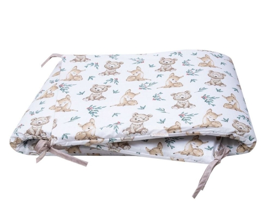 Πάντα Κούνιας Κάρλι White Viopros 40x165cm 100% Βαμβάκι