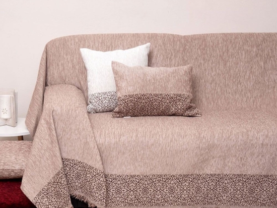Ριχτάρι 2212 Beige Viopros Πολυθρόνα 180x180cm Chenille