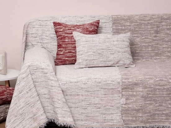 Ριχτάρι 2214 Ecru Viopros Τριθέσιο 180x280cm Chenille