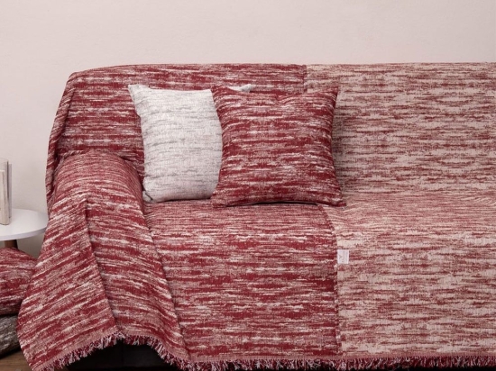 Ριχτάρι 2214 Bordo Viopros Τριθέσιο 180x280cm Chenille