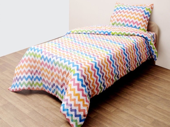Σεντόνια Χάρπερ (Σετ 3τμχ) Multi Viopros Μονό 160x275cm 100% Βαμβάκι