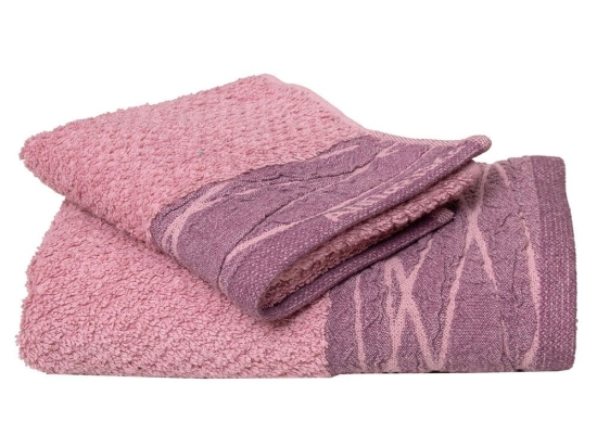 Πετσέτα Nefeli 3 Lilac Pink Anna Riska Χεριών 30x50cm 100% Βαμβάκι