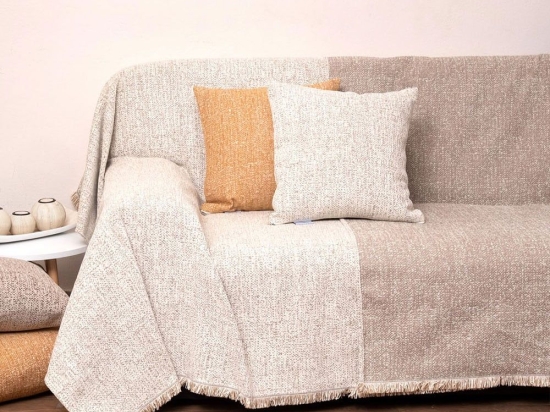 Ριχτάρι 1451 Ivory Anna Riska Πολυθρόνα 180x180cm Chenille