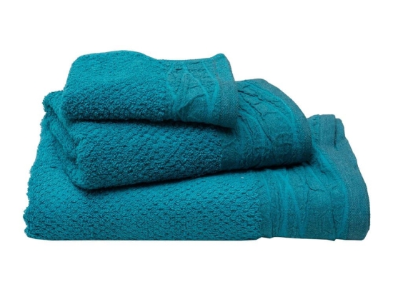 Πετσέτες Nefeli 4 (Σετ 3τμχ) Lake Blue Anna Riska Σετ Πετσέτες 70x140cm 100% Βαμβάκι