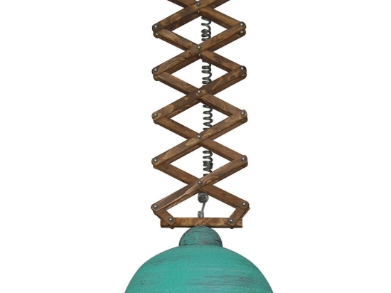 Φωτιστικό Οροφής Κρεμαστό HL-250-38P 77-3095 Up-Down Relief Brown Copper Homelighting Μέταλλο,Ξύλο