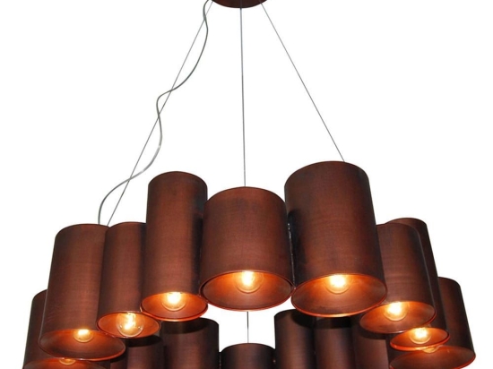 Φωτιστικό Οροφής Κρεμαστό HL-3567-P16 77-3991 Brody Old Copper  Homelighting Μέταλλο
