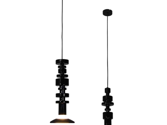 Φωτιστικό Οροφής HL-3548-1 77-3844 Gabriel Black  Homelighting Ξύλο