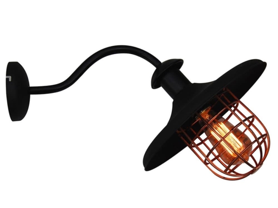 Φωτιστικό Τοίχου - Απλίκα HL-238SG-1W 77-3041 Kuro Black Homelighting Μέταλλο