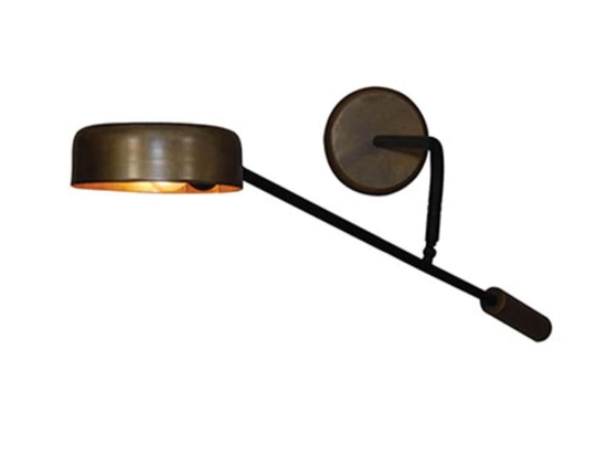 Φωτιστικό Τοίχου - Απλίκα HL-3538-1 L 77-3901 Wade Old Bronze  Homelighting Μέταλλο
