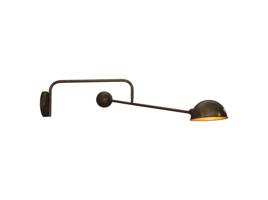 Φωτιστικό Τοίχου - Απλίκα HL-3539-1 L 77-3883 Oliver Old Bronze  Homelighting Μέταλλο