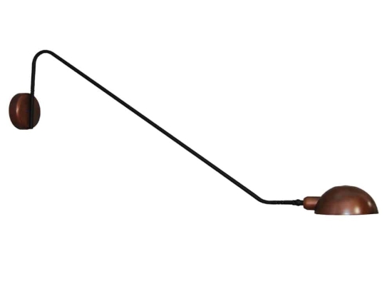 Φωτιστικό Τοίχου - Απλίκα HL-3547-1 L 77-3938 Mason Old Copper & Black  Homelighting Μέταλλο