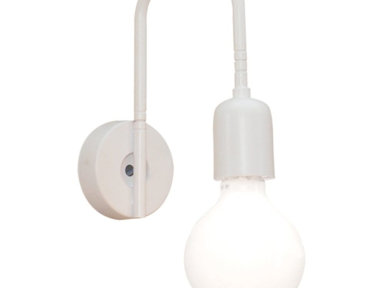 Φωτιστικό Τοίχου - Απλίκα HL-3551-1 77-3944 Owen White  Homelighting Μέταλλο