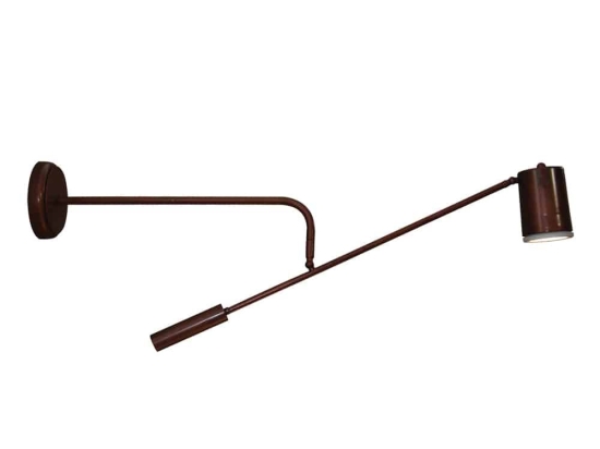 Φωτιστικό Τοίχου - Απλίκα HL-3558-1 M 77-3913 Sherry Old Copper  Homelighting Μέταλλο