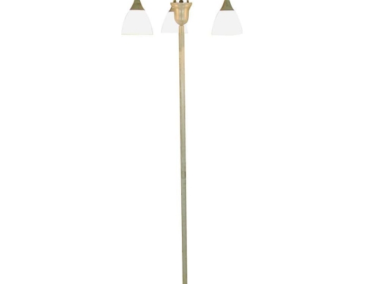 Φωτιστικό Δαπέδου 77-3244 1012-3F Kup Beige Homelighting Μέταλλο,Γυαλί
