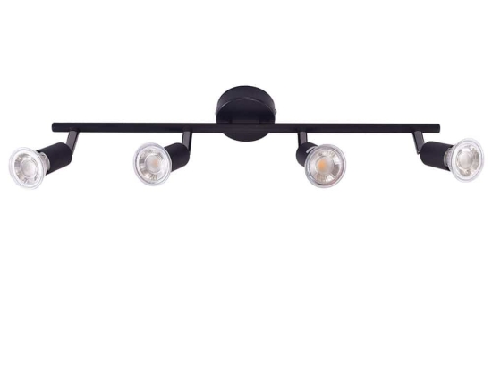 Φωτιστικό Οροφής Spot SE 140-B4 77-3557 Saba Black Mat Homelighting Μέταλλο