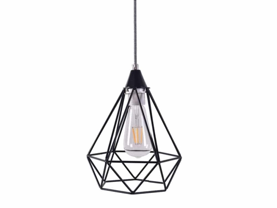 Φωτιστικό Οροφής 77-3571 SE148-19 Mila Black Homelighting Μέταλλο