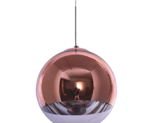 Φωτιστικό Οροφής 77-3706 SE3130-1-COP Alessia Copper Homelighting Γυαλί
