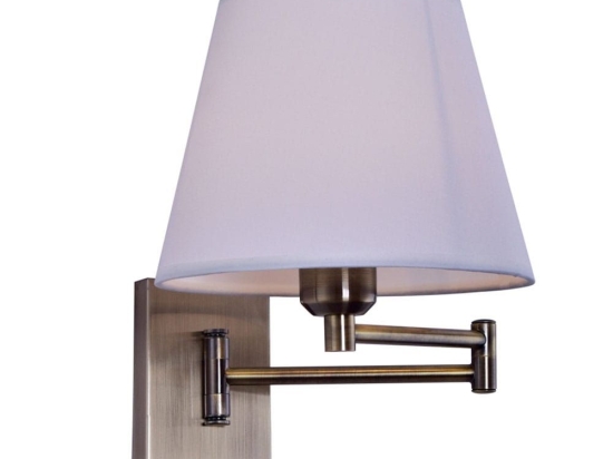 Φωτιστικό Τοίχου - Απλίκα 77-3561 SE 121-1AB Dennis Bronze Homelighting Ύφασμα