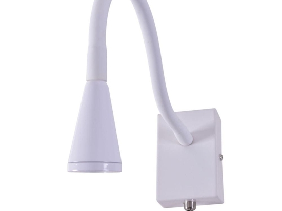 Φωτιστικό Τοίχου - Απλίκα 77-3590 SE 124-1AW Led Cable White Mat Homelighting Μέταλλο