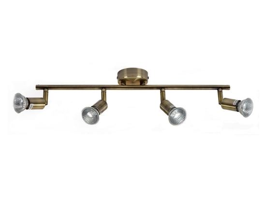 Φωτιστικό Οροφής Spot   SE 140-BR4 77-4450 Saba Bronze Homelighting Μέταλλο