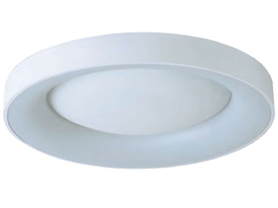 Φωτιστικό Οροφής - Πλαφονιέρα 77-8155 Led Smart 60cm Amaya White Homelighting Αλουμίνιο,Ακρυλικό