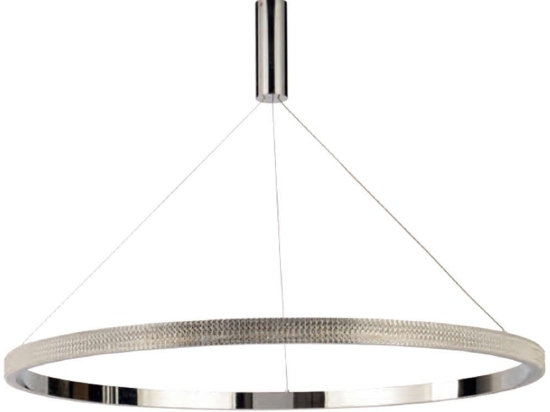Φωτιστικό Οροφής 77-8165 Led 100cm Amarylis Chrome Homelighting Κρύσταλλο,Μέταλλο