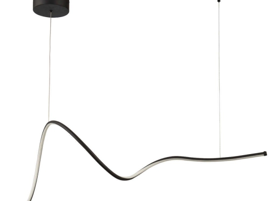 Φωτιστικό Οροφής - Ράγα 77-8168 Led 120cm Krishna Black Homelighting Αλουμίνιο,Ακρυλικό