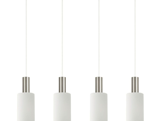 Φωτιστικό Οροφής - Ράγα Adept Tube 77-8476 85x12x300cm 4xE27 60W Nickel-White Homelighting