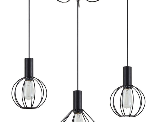 Φωτιστικό Οροφής Adept Flex 77-8909 50x50x300cm 3xE27 60W Black Homelighting
