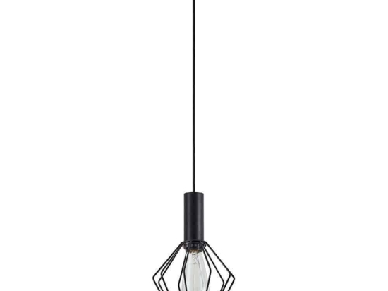Φωτιστικό Οροφής Adept Tube 77-8526 20x20x300cm 1xE27 60W Black Homelighting