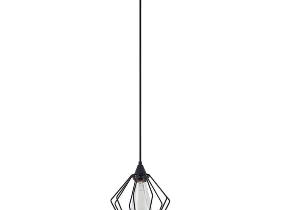 Φωτιστικό Οροφής Adept 77-8746 20x20x300cm 1xE27 60W Black Homelighting
