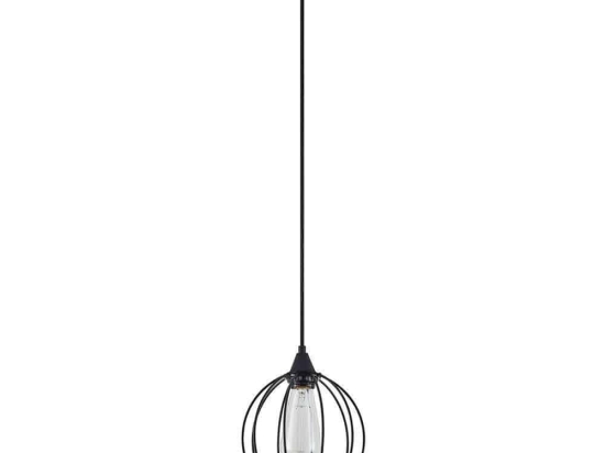 Φωτιστικό Οροφής Adept 77-8753 20x20x300cm 1xE27 60W Black Homelighting