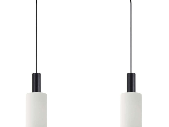 Φωτιστικό Οροφής Adept Tube 77-8564 50x12x300cm 2xE27 60W Black-White Homelighting