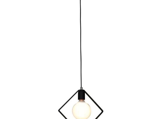 Φωτιστικό Οροφής Spectre HL-2445-1P3 77-3057 32x32x110cm 1xE27 60W Black Homelighting