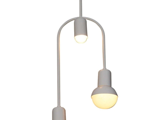 Φωτιστικό Οροφής Christopher HL-3523-3 77-3783 23x23x62cm 3xE27 60W White Homelighting